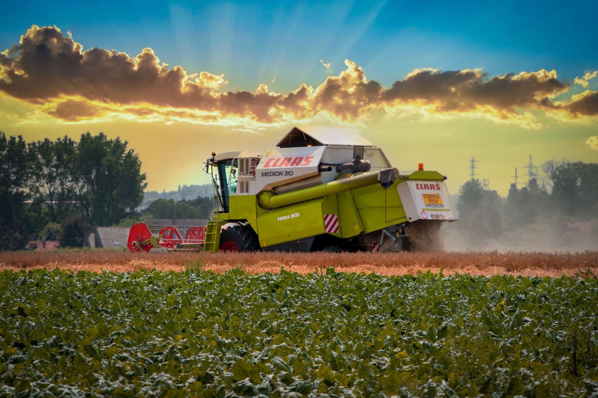 Agricultural Implement Combine Harvester