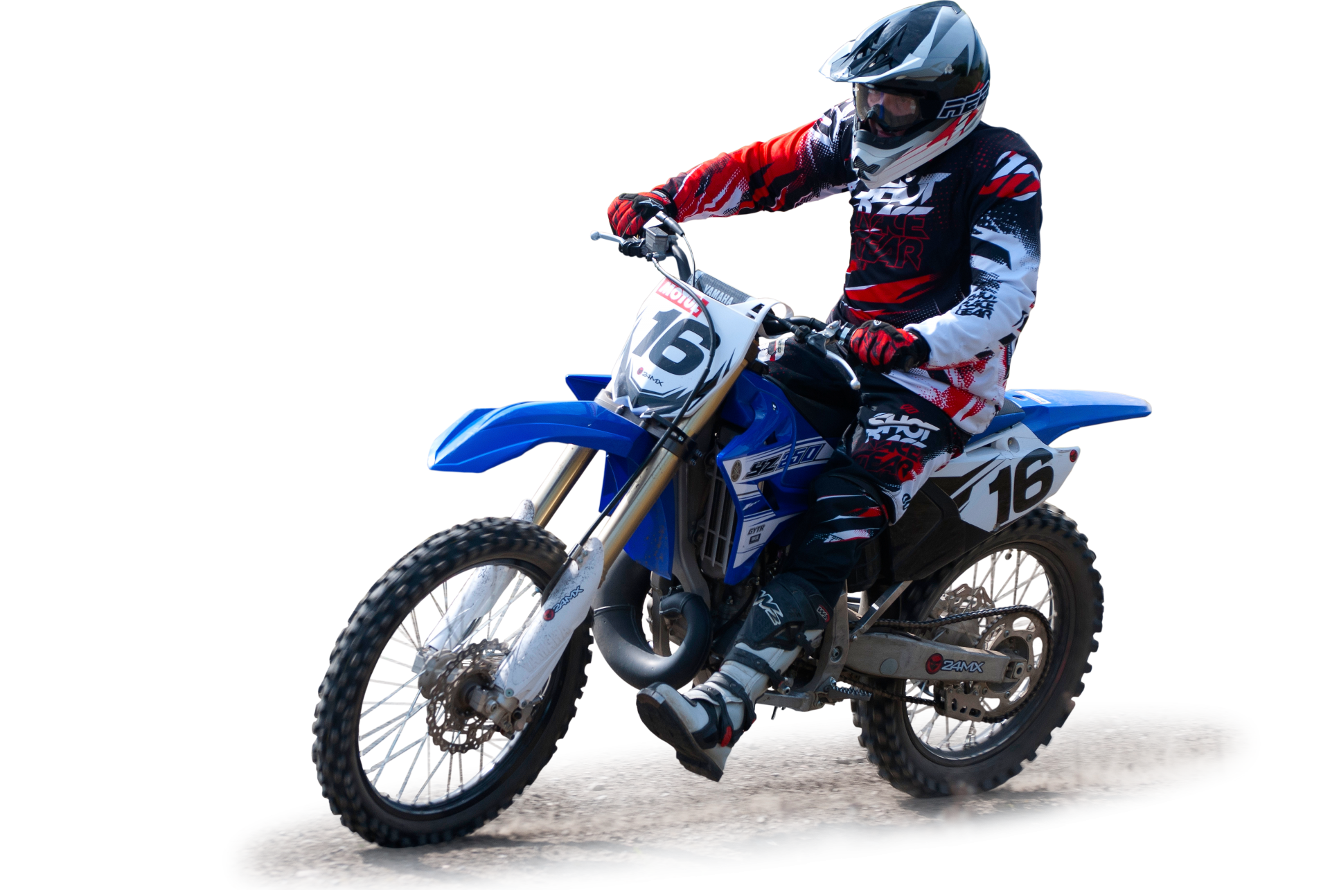 Motocross Rider, Motorcycle, Person