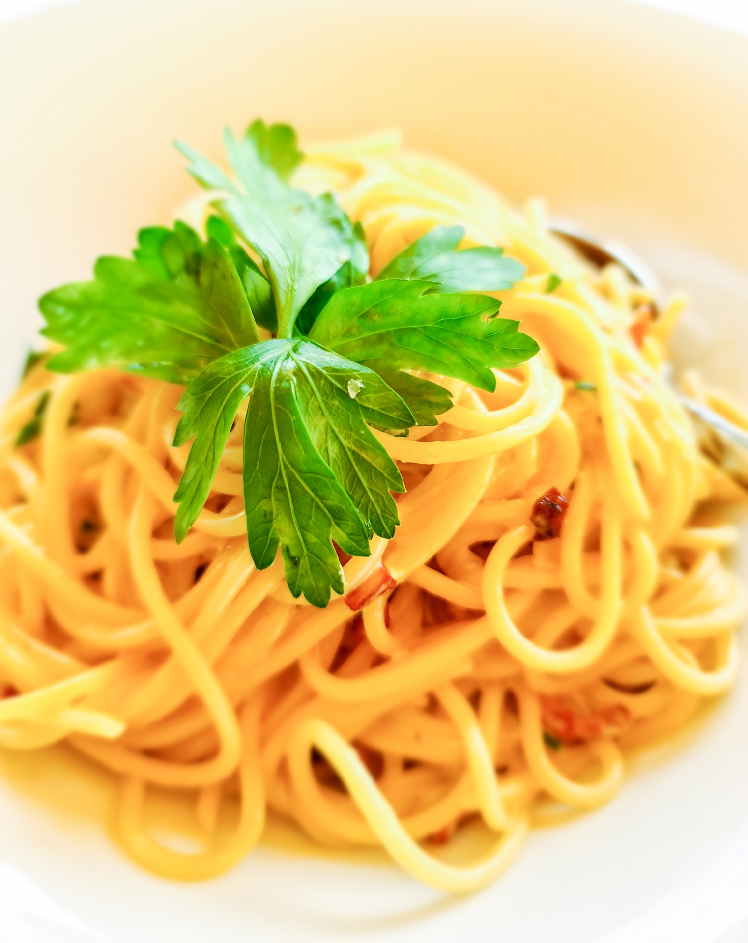 Spaghetti Meal On A Plate