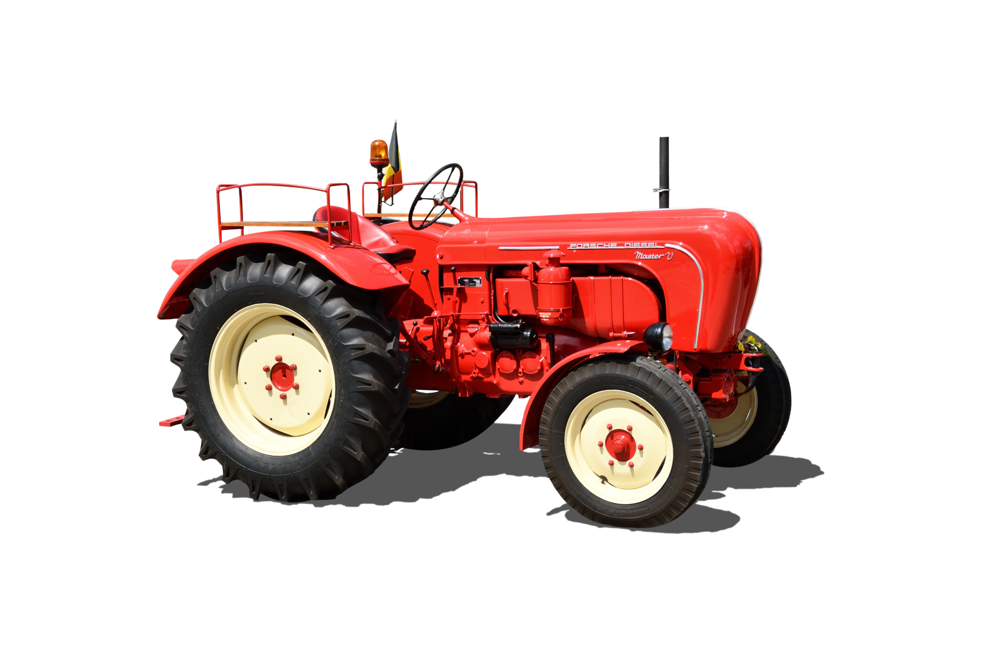 Tractor, Red Tractor, Oldtimer
