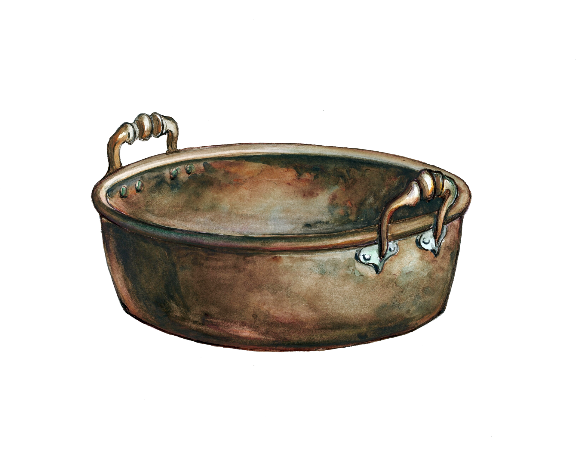 Vintage Bowl Tub Clipart