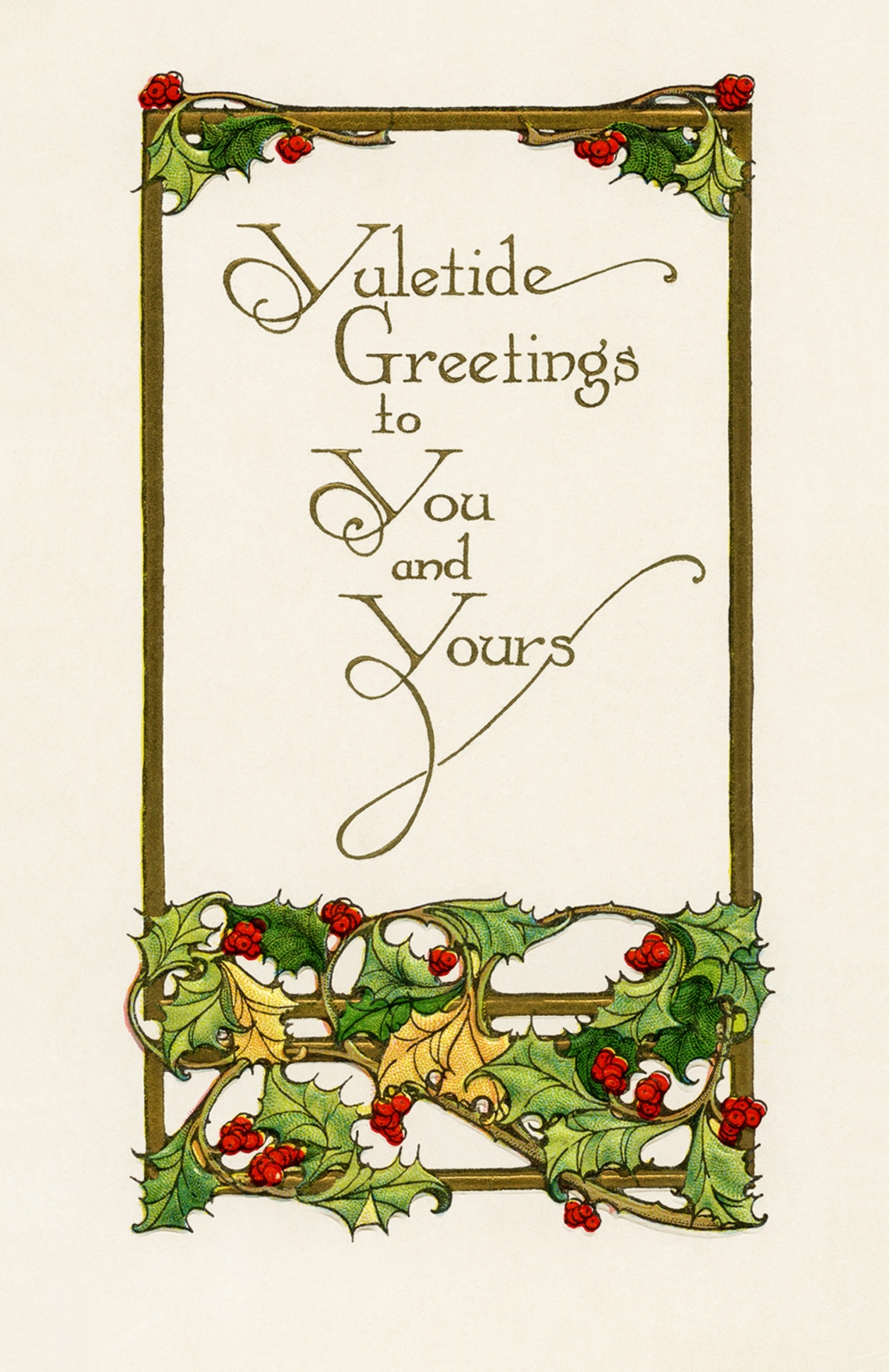 Vintage Christmas Postcard Old Free Stock Photo Public Domain Pictures