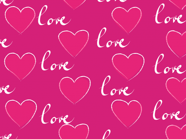 Pink Love Heart Background Free Stock Photo - Public Domain Pictures