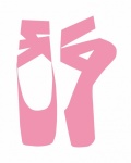 Ballet Shoes Pink Clipart