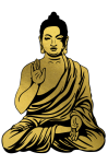 Buddha, Cut Out, Silhouette