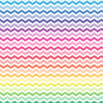 Chevron Pattern Rainbow Colors