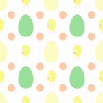 Chicks Eggs Dots Easter