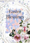 Easter Rabbits Watercolor Greeting