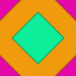 Geometric Pattern Background Neon