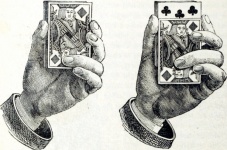 Hand Playing Cards Vintage Art