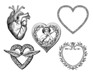 Hearts Illustration Art Clipart