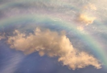 Sky Clouds Rainbow Photo