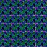 Teardrop Pattern Brick Background