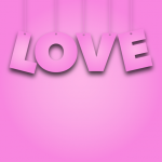 Pink Love Word