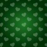 Green Hearts Pattern