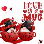 Love In A Mug Ladybug Gnomes