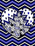Abstract Pattern Heart Design