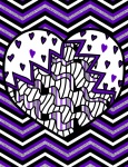 Abstract Pattern Heart Design