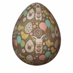 Chocolate Decorated Easter Egg