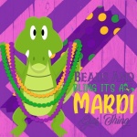 Mardi Gras Alligator