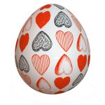 Valentine Easter Egg PNG