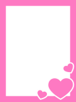 Pink Heart Frame