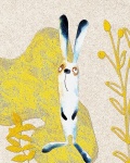 Funny Bunny Rabbit Character