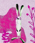 Funny Bunny Rabbit Character