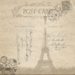 Vintage Paris Post Card