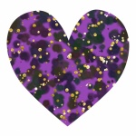 Glitter Pattern-filled Heart
