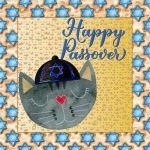 Happy Passover Cat Greeting