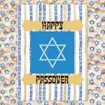 Passover Tallit Cloth Greeting