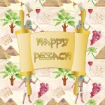 Happy Pesach Passover Scroll