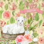 Baby Lamb Easter Card