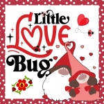 Ladybug Valentine Gnome Couple