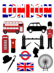 London Icons Clipart