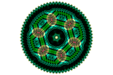 Mandala, Background Pattern, Mosaic