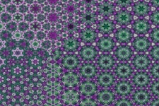 Mosaic Pattern Background Mandala
