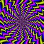 Optics Illusion Background Pattern