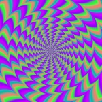 Optics Illusion Background Pattern