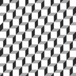 Optical Illusion Deception Pattern