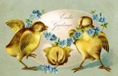 Easter Vintage Postcard Old