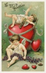 Postcard Valentine’s Day Vintage