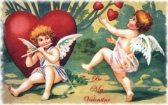 Postcard Valentine’s Day Vintage