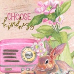 Rabbit Choose Kindness Poster