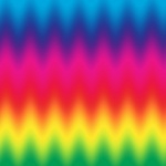 Rainbow Color Waves Background