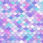 Scales Pattern Background Colorful