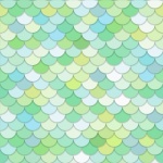 Scales Pattern Background Colorful