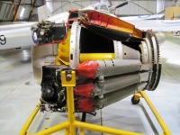 Side Of De Havilland Goblin Engine