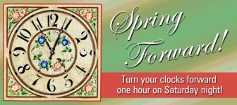 Spring Time Change Daylight Savings